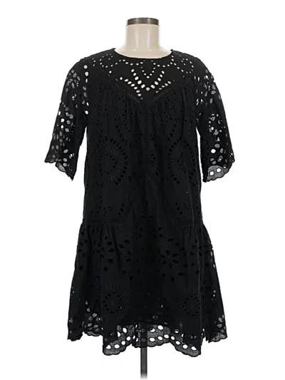 Pre-owned Assorted Brands Casual Dress In Black