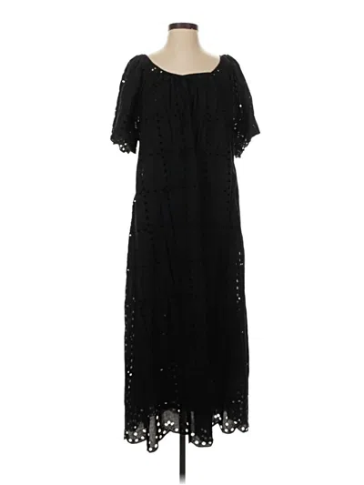 Pre-owned Assorted Brands Casual Dress In Black