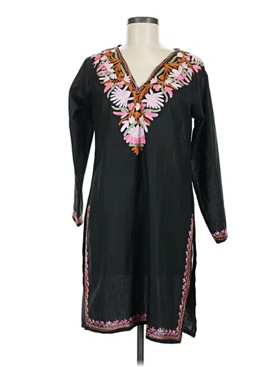 Pre-owned Assorted Brands Casual Dress In Black
