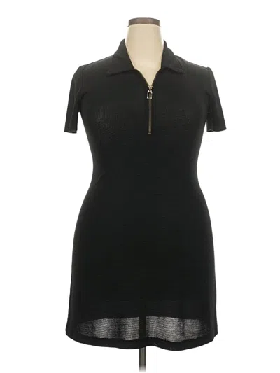 Pre-owned Assorted Brands Casual Dress In Black