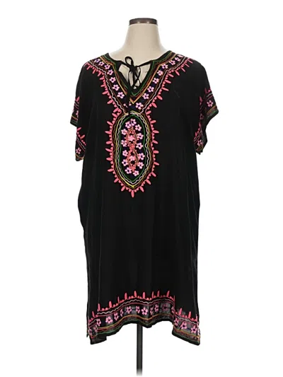 Pre-owned Assorted Brands Casual Dress In Black