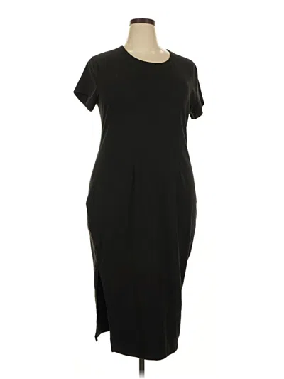 Pre-owned Assorted Brands Casual Dress In Black