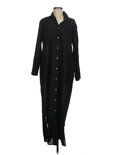 Pre-owned Assorted Brands Casual Dress In Black