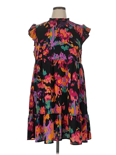 Pre-owned Assorted Brands Casual Dress In Black