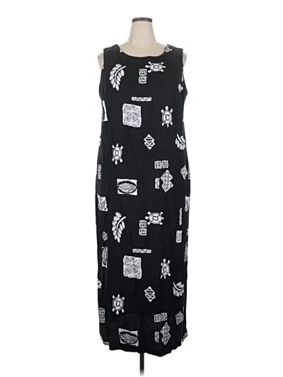 Pre-owned Assorted Brands Casual Dress In Black