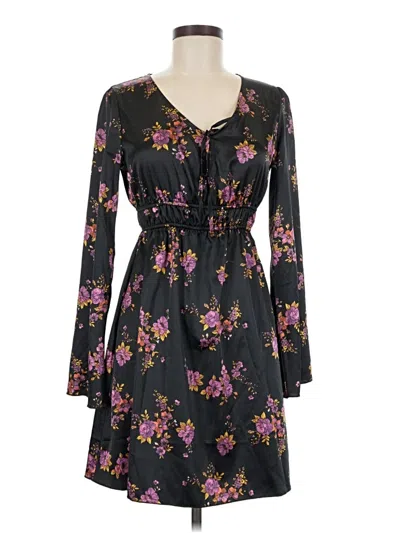 Pre-owned Assorted Brands Casual Dress In Black