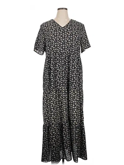 Pre-owned Assorted Brands Casual Dress In Black