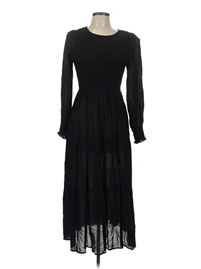 Pre-owned Assorted Brands Casual Dress In Black