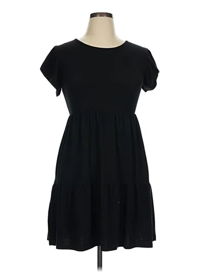 Pre-owned Assorted Brands Casual Dress In Black