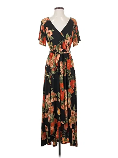 Pre-owned Assorted Brands Casual Dress In Black