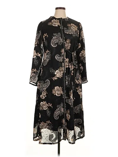 Pre-owned Assorted Brands Casual Dress In Black