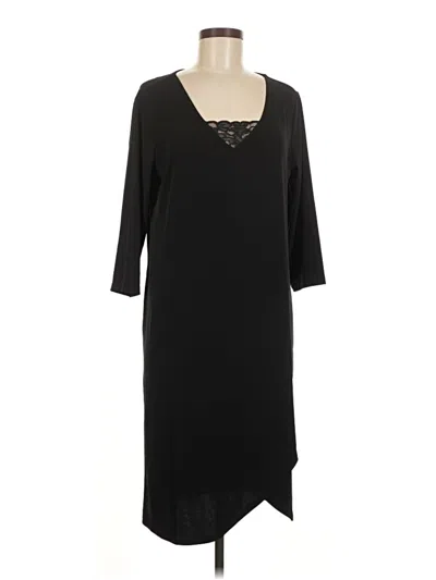 Pre-owned Assorted Brands Casual Dress In Black