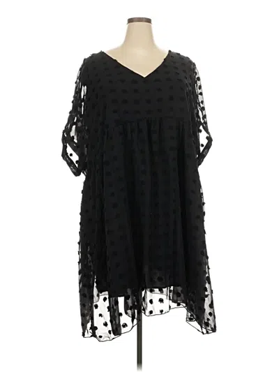 Pre-owned Assorted Brands Casual Dress In Black