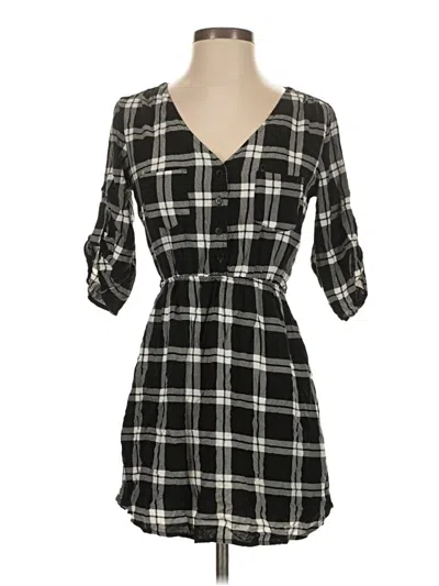 Pre-owned Assorted Brands Casual Dress In Black