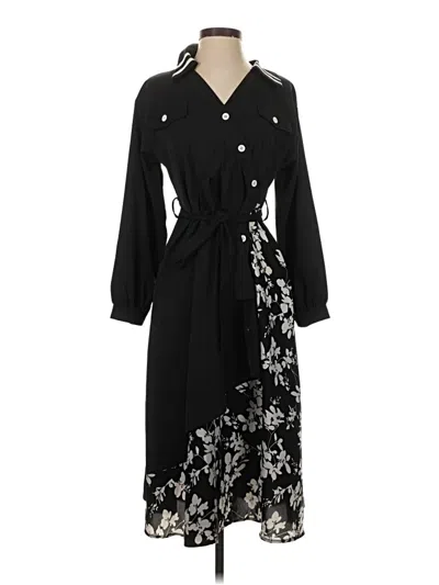 Pre-owned Assorted Brands Casual Dress In Black