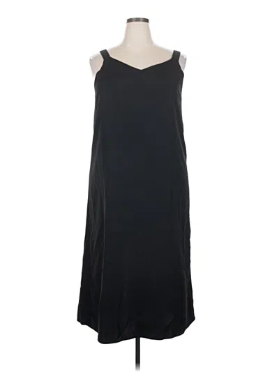 Pre-owned Assorted Brands Casual Dress In Black