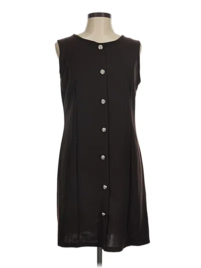 Pre-owned Assorted Brands Casual Dress In Black