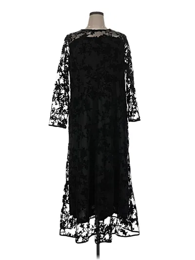 Pre-owned Assorted Brands Casual Dress In Black