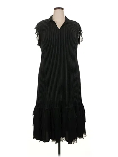 Pre-owned Assorted Brands Casual Dress In Black