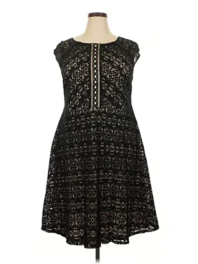 Pre-owned Assorted Brands Casual Dress In Black