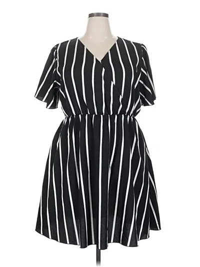 Pre-owned Assorted Brands Casual Dress In Black
