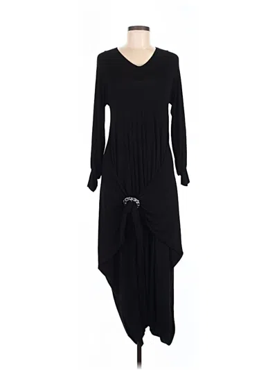 Pre-owned Assorted Brands Casual Dress In Black