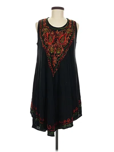 Pre-owned Assorted Brands Casual Dress In Black