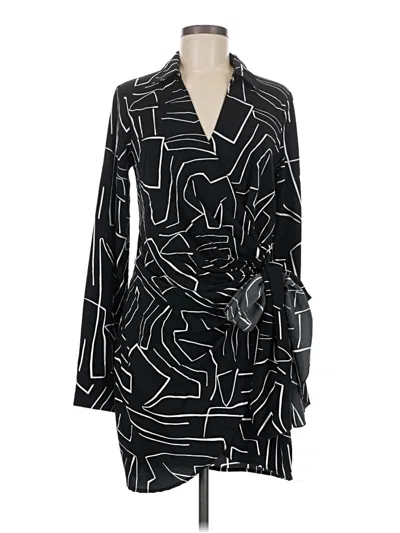 Pre-owned Assorted Brands Casual Dress In Black