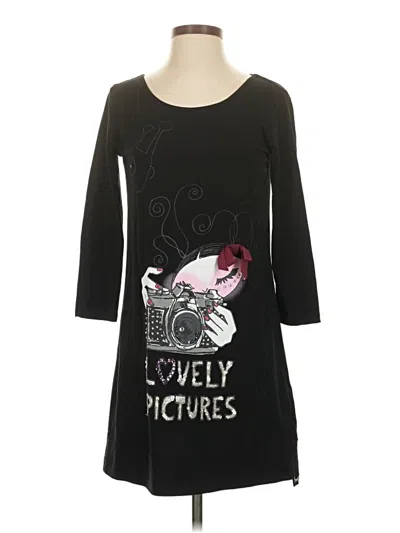 Pre-owned Assorted Brands Casual Dress In Black