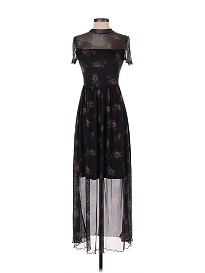 Pre-owned Assorted Brands Casual Dress In Black