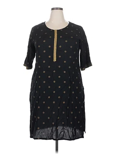 Pre-owned Assorted Brands Casual Dress In Black