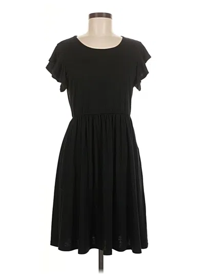 Pre-owned Assorted Brands Casual Dress In Black