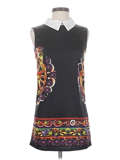 Pre-owned Assorted Brands Casual Dress In Black
