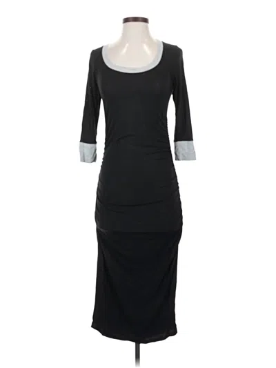 Pre-owned Assorted Brands Casual Dress In Black
