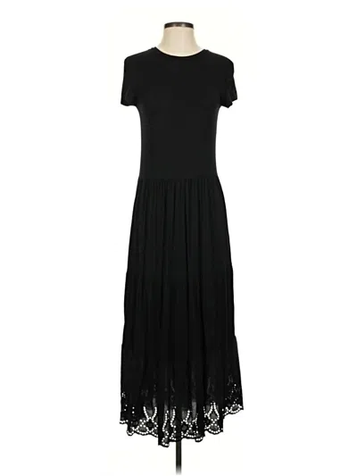 Pre-owned Assorted Brands Casual Dress In Black