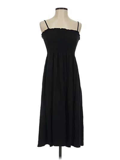 Pre-owned Assorted Brands Casual Dress In Black