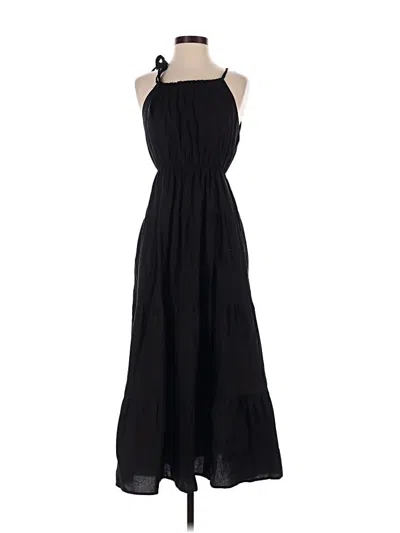 Pre-owned Assorted Brands Casual Dress In Black