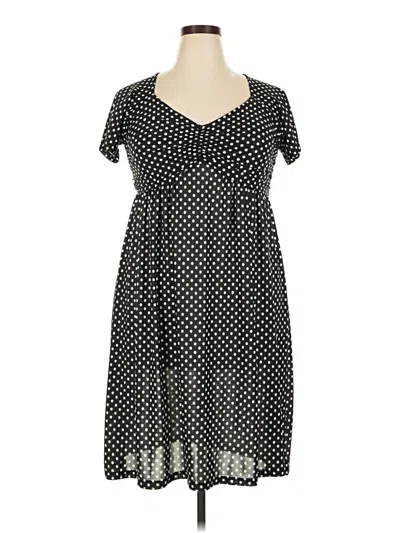 Pre-owned Assorted Brands Casual Dress In Black
