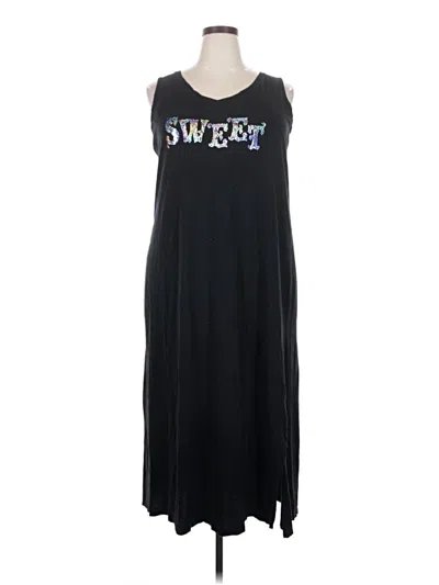 Pre-owned Assorted Brands Casual Dress In Black