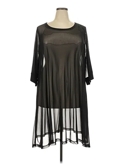 Pre-owned Assorted Brands Casual Dress In Black