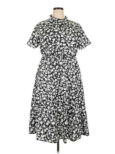 Pre-owned Assorted Brands Casual Dress In Black