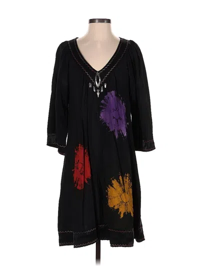 Pre-owned Assorted Brands Casual Dress In Black
