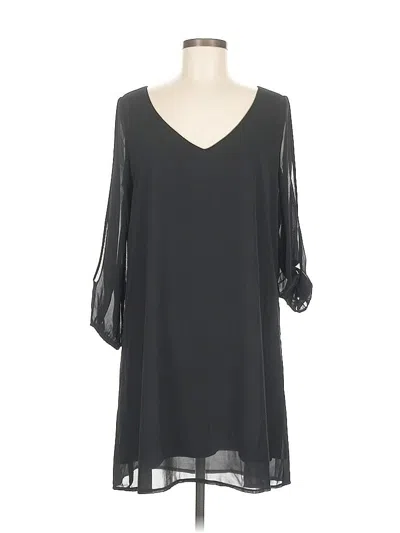 Pre-owned Assorted Brands Casual Dress In Black
