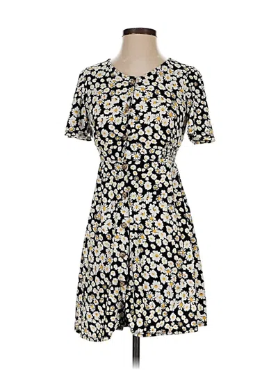 Pre-owned Assorted Brands Casual Dress In Black
