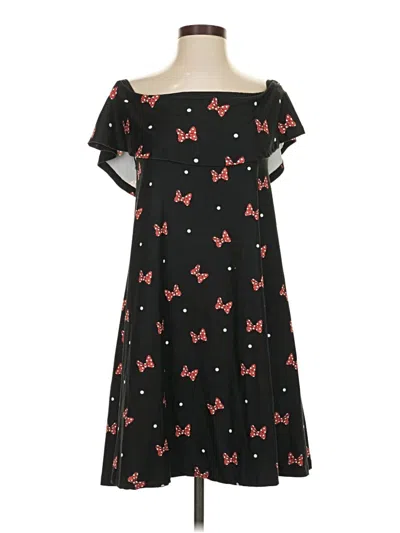 Pre-owned Assorted Brands Casual Dress In Black