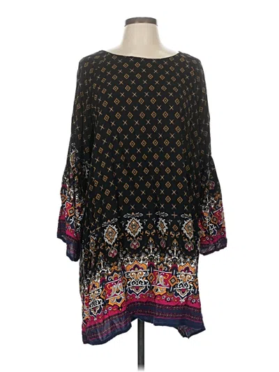 Pre-owned Assorted Brands Casual Dress In Black