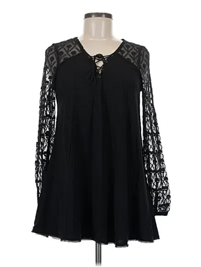 Pre-owned Assorted Brands Casual Dress In Black