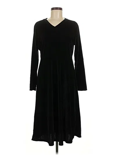 Pre-owned Assorted Brands Casual Dress In Black