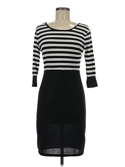 Pre-owned Assorted Brands Casual Dress In Black