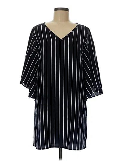 Pre-owned Assorted Brands Casual Dress In Black